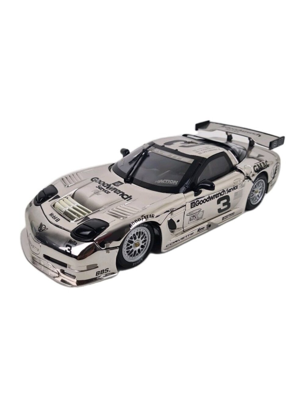 Action Racing 1:18 Die Cast Silver C5-R Corvette #3 Dale Earnhardt Limited Ed